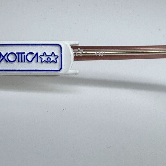 Luxottica L251 Klixx-2 4151 Eyeglasses Frames VINTAGE RARE Clear RED H15311 - Picture 6 of 7